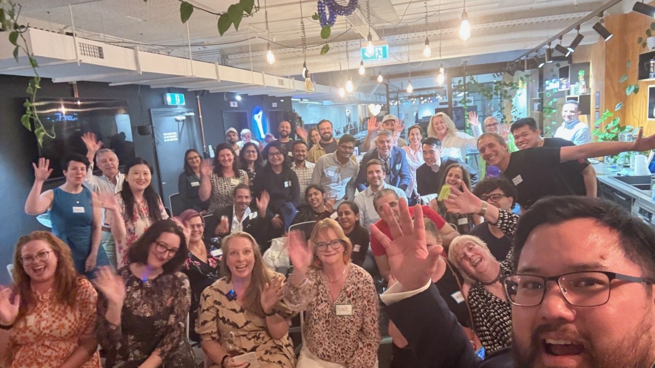 Megan Tyler and Ashley Coleman-Bock at the Melbourne Agile Project Managers Meetup